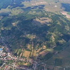 Flugwegposition um 13:45:20: Aufgenommen in der Nähe von Kreis Tapolca, Ungarn in 1950 Meter